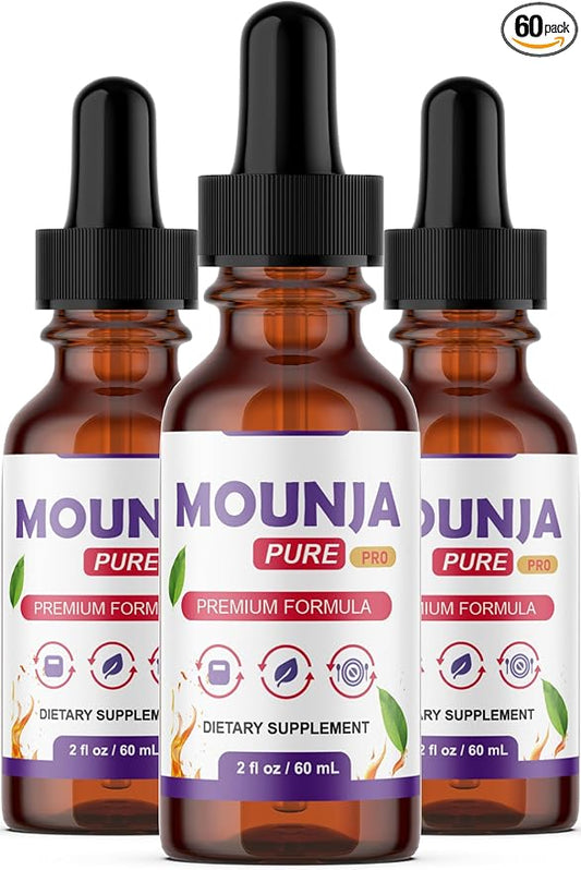 Mounja Pure Pro Premium Formula Dietary Supplement, 60 Servings (3)