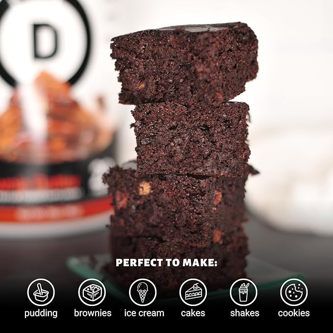 Devotion Nutrition Protein Powder Brownie Batter – 20g Whey Isolate & Casein Protein Blend – No Added Sugar, Low Carb, Gluten-Free, Keto-Friendly, 1g MCT, Kosher – 2lb Pouch