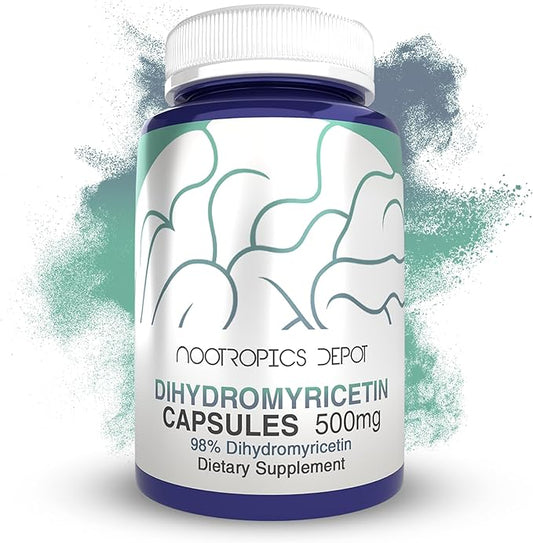 Nootropics Depot Dihydromyricetin (DHM) Capsules | 500mg | 180 Count