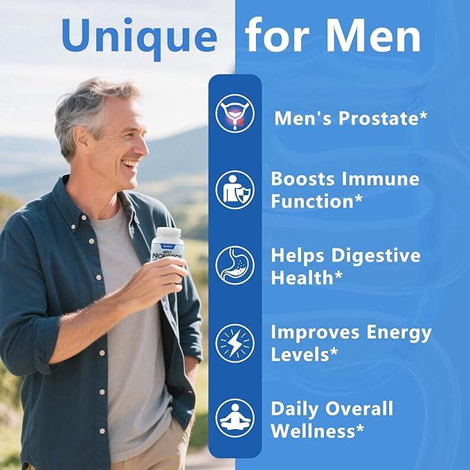 ZEBORA Probiotic for Men - 100 Billion CFU, Men's Probiotics for Gut Health, Prebiotics + Enzymes + Saw Palmetto + Cranberry, Daily Probiotic for Digestive Health, 180 Caps