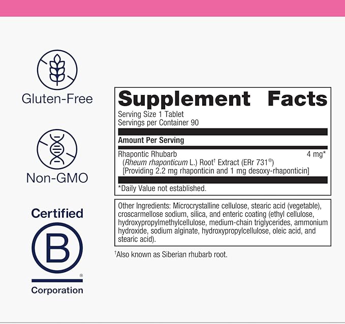 Metagenics HerWellness Estrovera - All-Natural, Hormone-Free Perimenopause & Menopause Support - for Hot Flashes, Menopause Relief, Night Sweats - Gluten-Free - Vegetarian - Non-GMO - 90 Tablets
