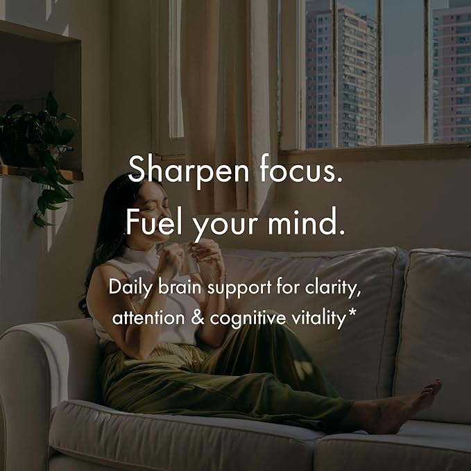NAOMI Brainspan™ with BDNF Boost - Fast-Acting Support for Healthy Brain Function & Performance, Lion's Mane Mushroom, Ginkgo Biloba Extract, Garden Sage, Spanish Sage - 60 Capsules, 30-Day Supply
