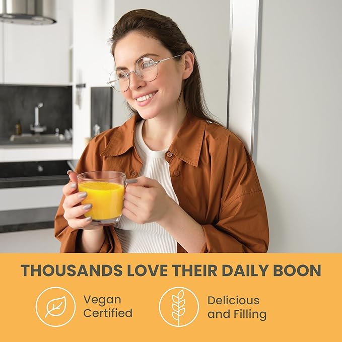 Boon Broth - Savory Plant-Based Soup Powder with 72 Trace Minerals - Supports Bones, Joints, & Skin - High-Calcium Vegan Broth for Sipping, Fasting & Gut Health - 4 oz