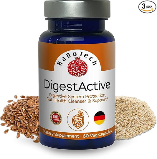 DigestActive, Normalize The Fuctions of Digestive System and Gut Health Support, Colon Cleanser for Women and Men, Promotes Overall Health (Pack of 3)