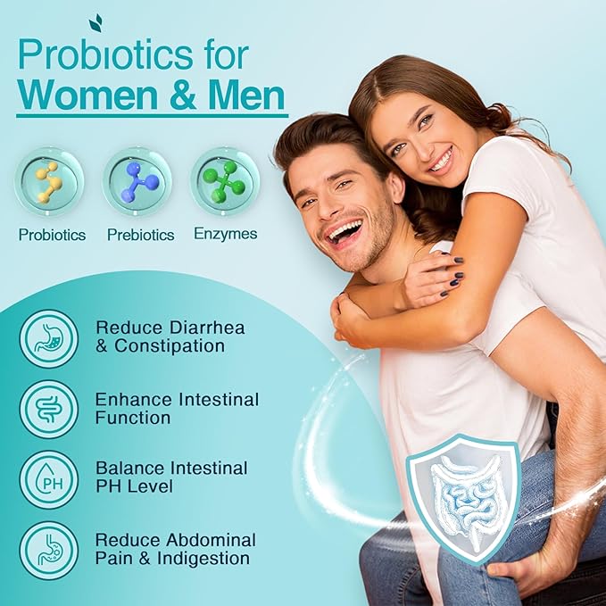 ZEBORA Probiotics for Women-Men Digestive Health with 120 Billion CFUs, Mens-Womens Probiotic for Gut Health, Immune Support, and Gut Detox with 45-Day Supply, 90 Veggie Capsules