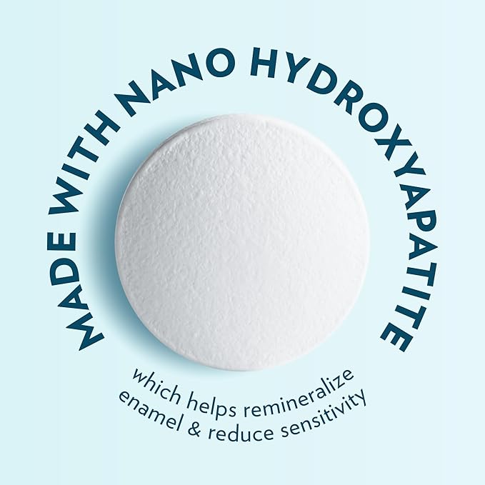 Toothpaste Tablets – Bubblegum | Nano Hydroxyapatite Toothpaste Tablets Chewable | Fluoride Free l 90 Tabs