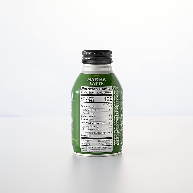 UCC Ready to Drink Matcha Latte, 8.79 FL OZ (Pack of 24), Delicious, Premium Green Tea Leaves and Rich Milk, Convenient Bottled Drinks For On-the-Go, Imported from Japan