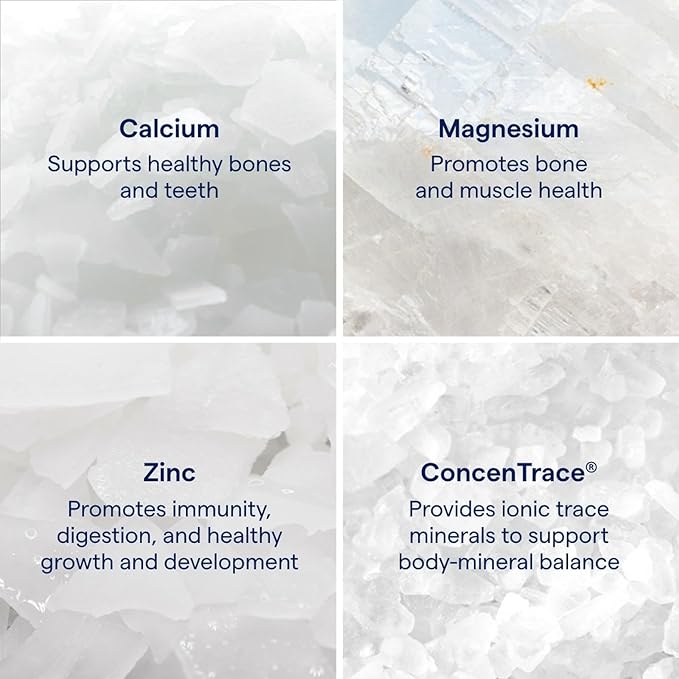Trace Minerals | Liquid Cal/Mag/Zinc | Calcium, Magnesium, Zinc, Vitamin D3 Supplement | Supports Normal Tissue, Muscle, and Bone Density | Natural Piña Colada Flavor | 16 Servings, 16 fl oz.