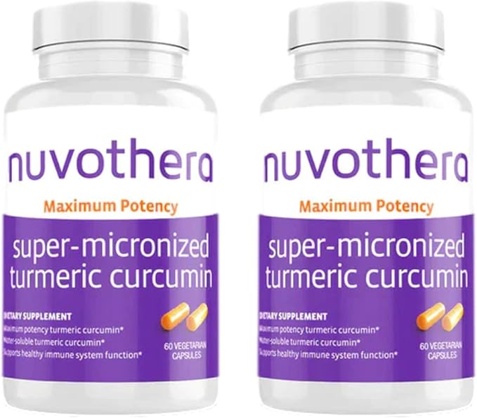 Super-Micronized Turmeric Curcumin Capsules 2-Month Supply Rapid Absorption, Whole Root, Non-GMO, Skin, Gut Health & Antioxidants(120 Capsules)