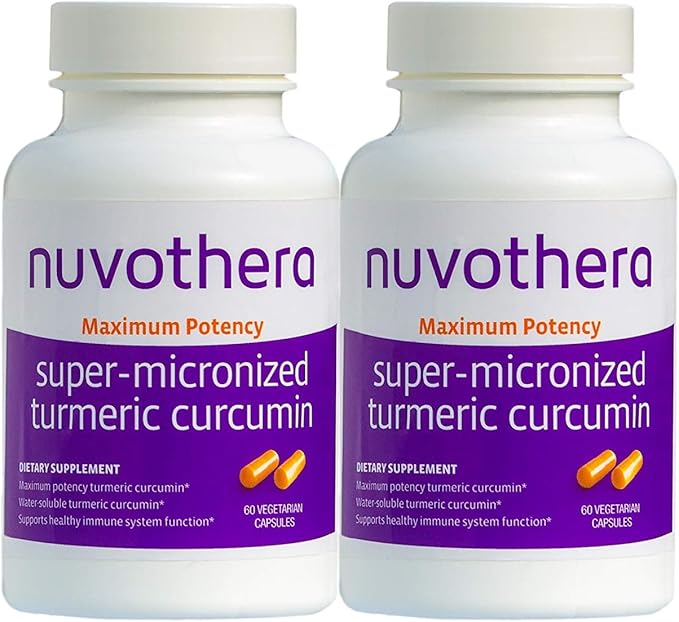 Super-Micronized Turmeric Curcumin Capsules 2-Month Supply Rapid Absorption, Whole Root, Non-GMO, Skin, Gut Health & Antioxidants(120 Capsules)