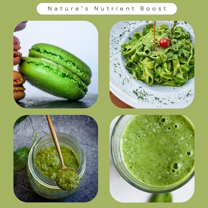 Organic Moringa Powder - Raw Sun Dried Oleifera Leaf Powder - for Healthy Herbal Tea, Smoothies, Sauces, and Dips - 4 OZ