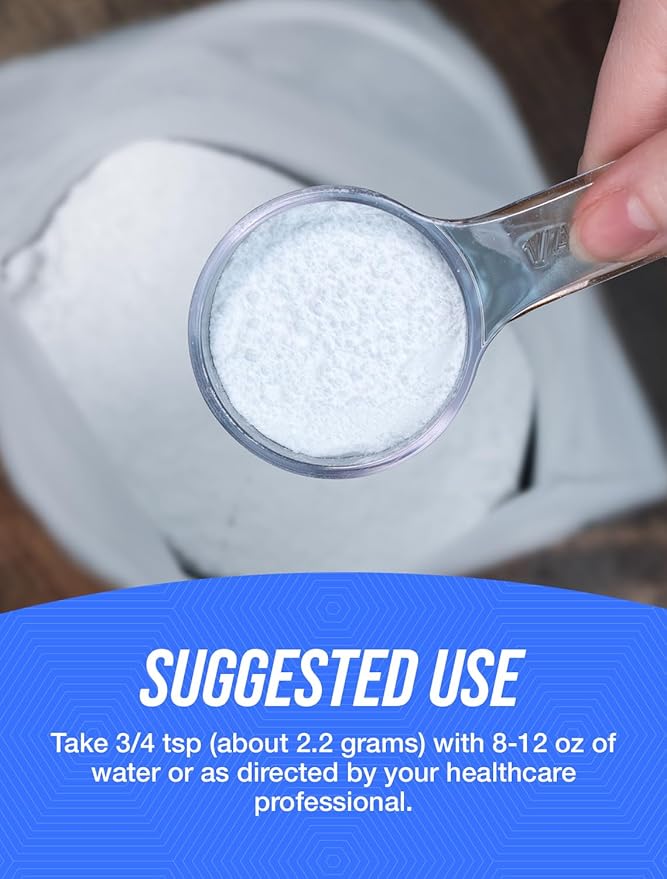 BulkSupplements.com Magnesium Glycinate Powder - Magnesium Glycinate 400mg, Highly Absorbable - Gluten Free, 2.2g per Serving, 1kg (Pack of 5) (11 lbs)