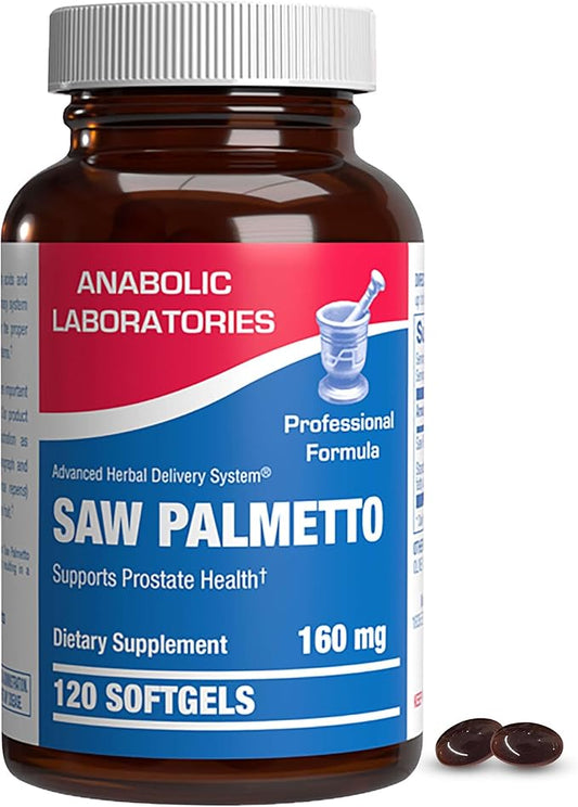 High Absorption Saw Palmetto for Men - Herbal Urinary and Prostate Health Supplement for Men with Saw Palmetto Extract - Non-GMO & Made in The USA in cGMP Facilities - Up to 120 Servings