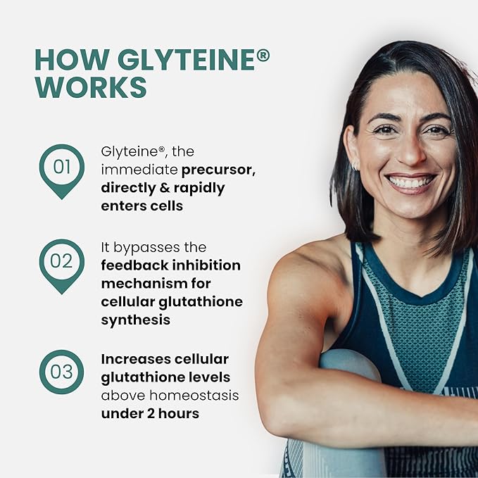 CONTINUAL - G Powder - Clinically Proven Cellular Glutathione Precursor | Benefit of Glyteine & Sunfiber | Immune Support, Master Antioxidant, Detox, Brain Health & Skin Care | 120 Sachets