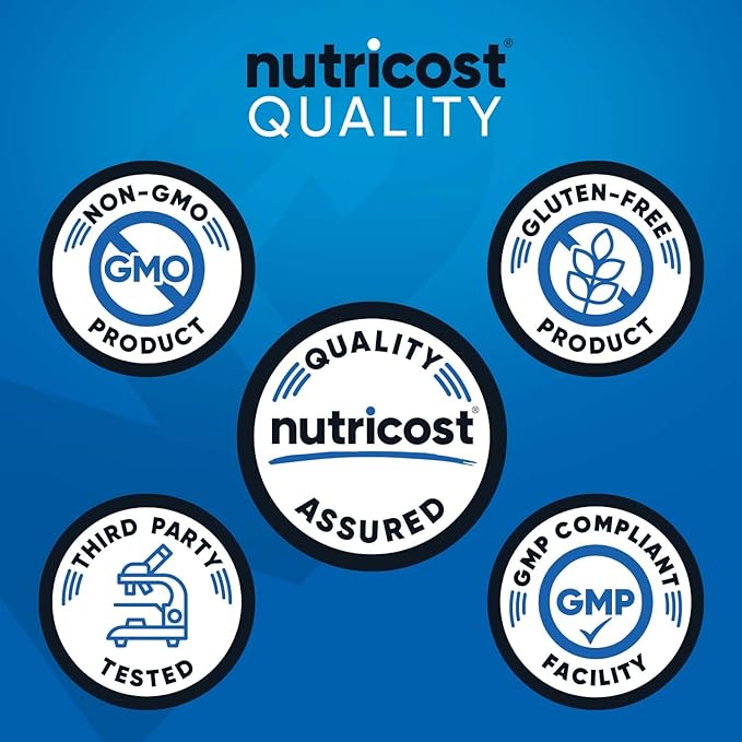 Nutricost BCAA Capsules 2:1:1 500mg, 500 Caps (3 Bottles)