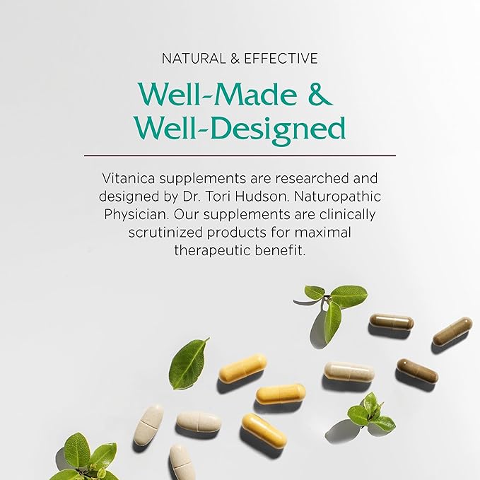 Vitanica CCDG Blend - Immune Support Supplement - DIM Supplement with Turkey Tail Mushroom, Turmeric & Green Tea - Vegan Supplement for Immune Support - Lady - 90 Capsules