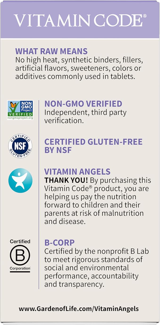 Garden Of Life, Raw Vitamin Code Prenatal 90 Organic, 90 Count