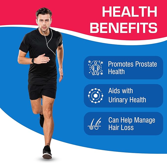 High Absorption Saw Palmetto for Men - Herbal Urinary and Prostate Health Supplement for Men with Saw Palmetto Extract - Non-GMO & Made in The USA in cGMP Facilities - Up to 120 Servings