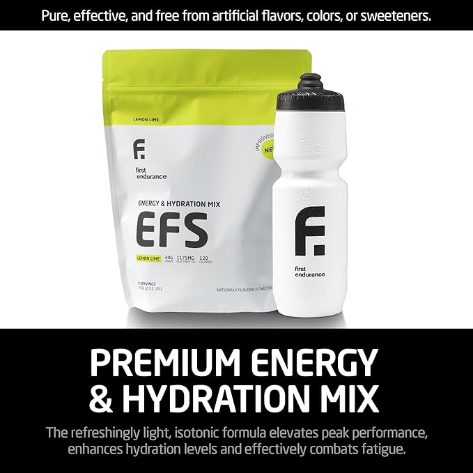 EFS Hydration & Endurance Drink Mix - Premium Carbohydrates for Energy & Performance, Electrolytes for Rapid Rehydration & Running, Cycling and Triathlon Nutrition | Isotonic Energy Fuel | Lemon-Lime