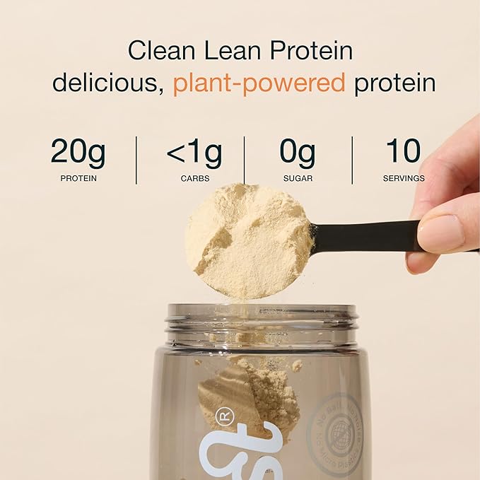 Nuzest - Pea Protein Powder - Clean Lean Protein, Premium Vegan Plant Based Protein Powder, Dairy Free, Gluten Free, GMO Free, Protein Shake (8.8 Ounce (Pack of 1), Wild Strawberry)