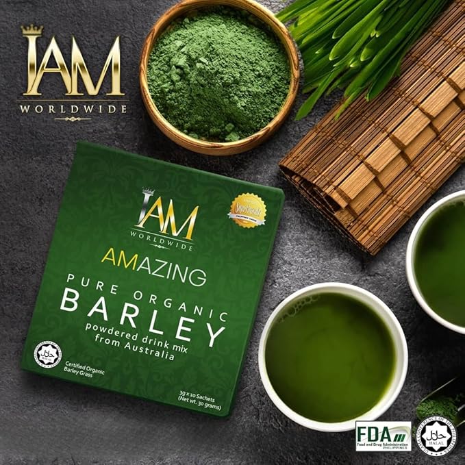 IAM Amazing Pure Barley Powdered Drink Mix from Australia-3 Boxes