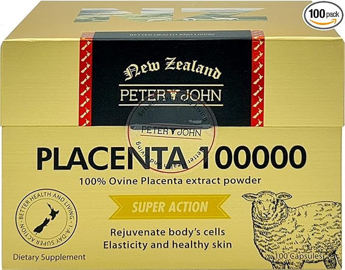 Peter John Ovine Placenta 100000 100 Capsules (1)