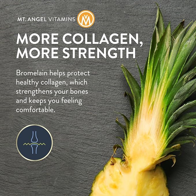 Mt. Angel Vitamins: Inflameze Advanced. Joint Health, Collagen Protection, Turmeric Supplement, 60 Capsules