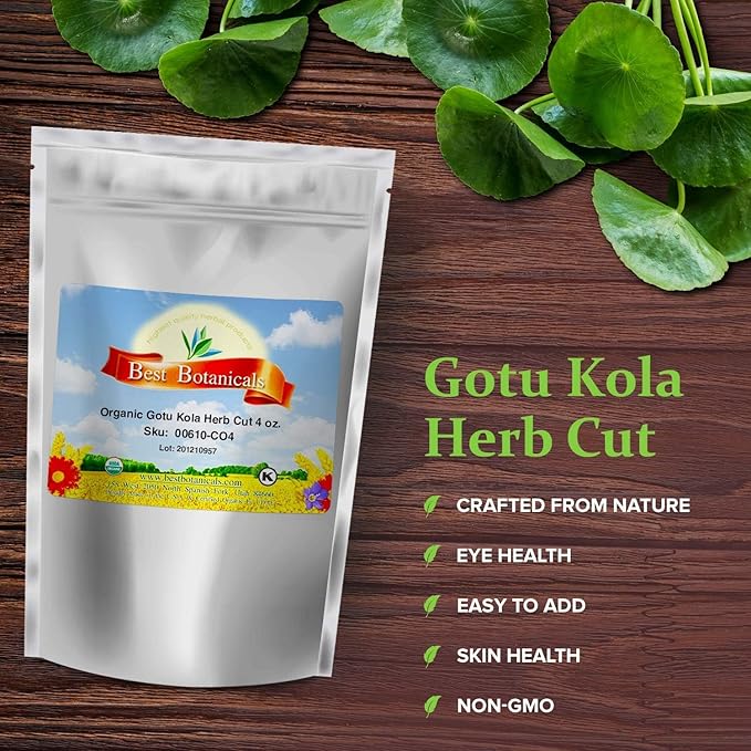 Best Botanicals Gotu Kola Herb Cut 4 oz.