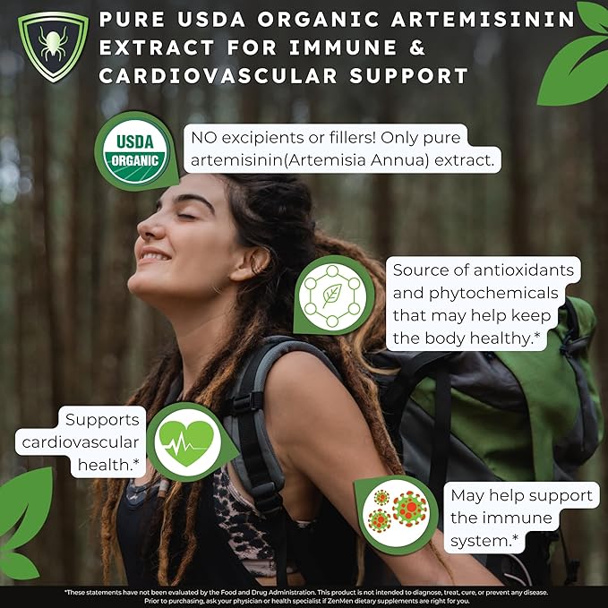 Zenmen Organic Black Walnut Wormwood Tincture – Rapid Gut Cleanse & Digestive Health, Vegan, Manufactured in The USA