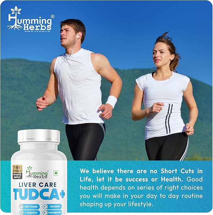 TUDCA Supplement 7in1 Complex with Milk Thistle, L-Arginine, Ashwagandha, Dandelion, Astragalus Root – 180 Capsules