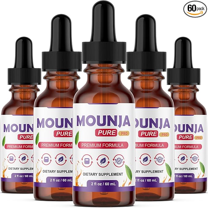 Mounja Pure Pro Premium Formula Dietary Supplement, 60 Servings (5)