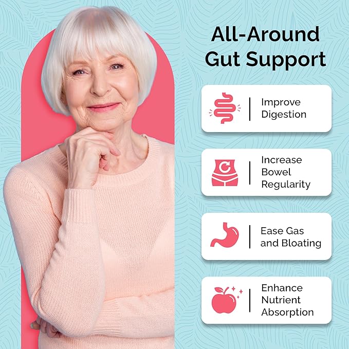 Total Revive+ Digestive Enzymes - Broad-Spectrum Enzymes for Digestive Health - Supports Gut Health and Nutrient Absorption - Physician Formulated - 90 Capsules
