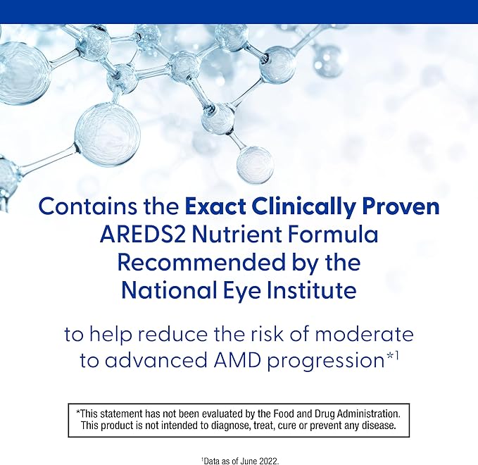 PreserVision AREDS 2 Eye Vitamins, #1 Eye Doctor Recommended Brand, Lutein and Zeaxanthin Supplement with Vitamin C, Vitamin E, Zinc, and Copper, 90 Softgels (Minigels)