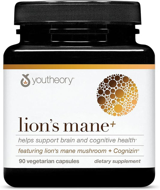 Youtheory Lion's Mane+ Capsule 90 Vegetarian Capsules