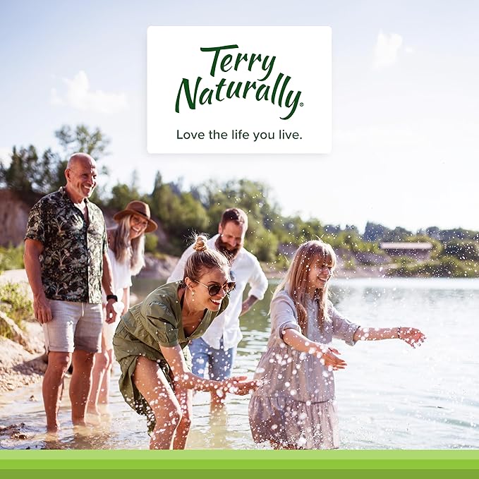 Terry Naturally Healthy Feet & Nerves - Herbal Supplement with Bioactive Vitamin B12 - Circulation & Nerve Health Support Supplement - Vegan Capsules with Boswellia Serrata - 120 Capsules (Pack of 2)