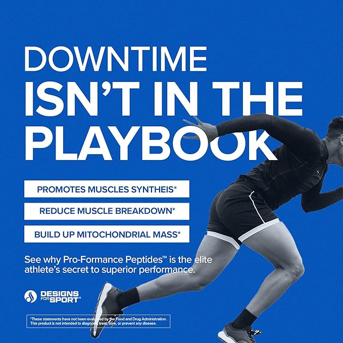 Pro-Formance Peptides - Supports Muscle Growth & Recovery* - Athlete Formula to Support Peak Performance* - NSF Certified for Sport - 120 Vegetarian Capsules