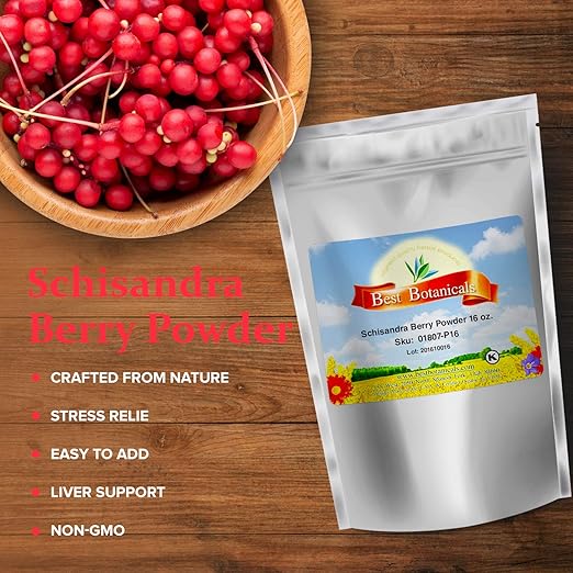 Best Botanicals Schisandra Berry Powder 16 oz.