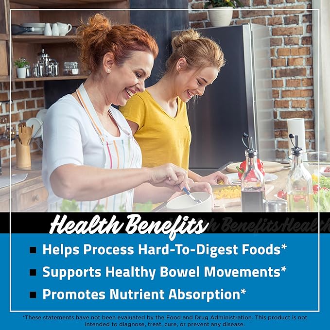 FarmHaven Digestive Enzymes with 18 Probiotics & Herbs | Papaya, Bromelain, Protease & More for Lactose Absorption & Better Digestion | Helps Bloating, Gas, Constipation | Vegetarian, 60 Capsules