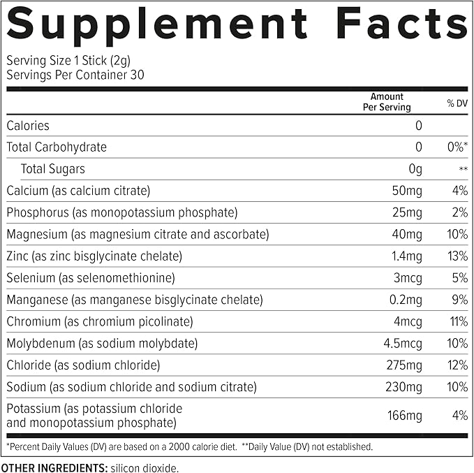 Hydrolift Electrolytes - Powerful Hydration Formula - with Trace Elements & Minerals - Keto Friendly - Sugar Free - Unflavored - 30 Sticks