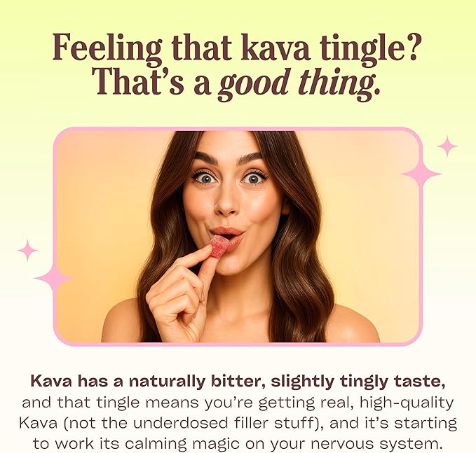 Proxy Fast-Acting Stress Relief Rescue Gummies | Natural Quick Calm with Kava Kava & Lemon Balm to Support Mental Relaxation, Cortisol Health | Non-Drowsy, Vegan, Natural Watermelon Flavor (30 Count)