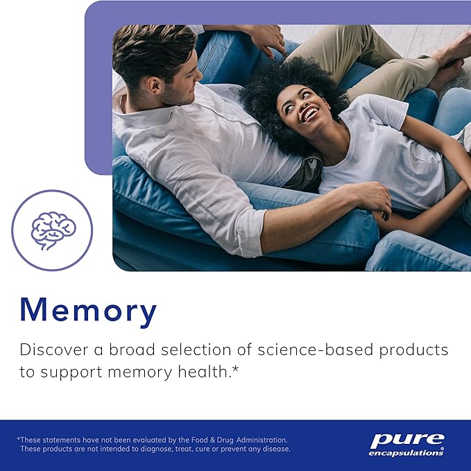 Pure Encapsulations SAMe S-Adenosylmethionine 180's - Supports Joint Health & Glutathione Production* - Gluten Free & Non-GMO - 60 Capsules