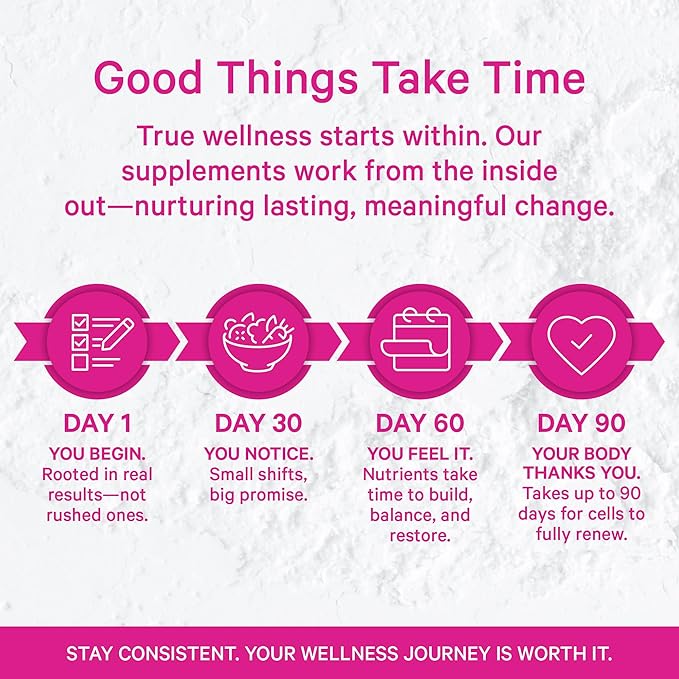 Pink Stork Women’s Probiotic Capsules – 50 Billion CFU Probiotics and Prebiotics – Supports Vaginal Flora, pH Balance, Gut Health, Mood + Digestive Wellness – Dairy-Free, Vegan, Non-GMO – 30 Count