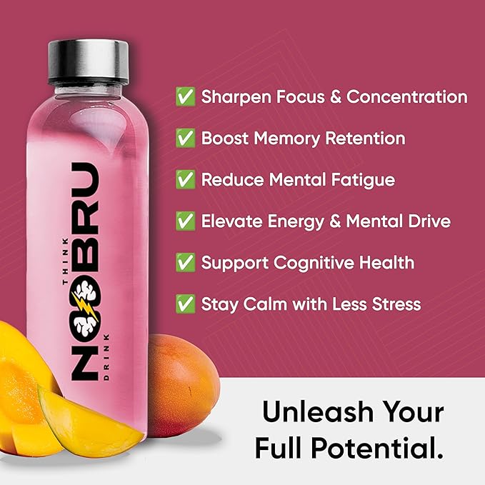 Noobru Better Than Ashwagandha - Reclaim Your Youthful Energy and Calm: Experience The Game-Changing Benefits of Better Than Ashwagandha - 20 sachets