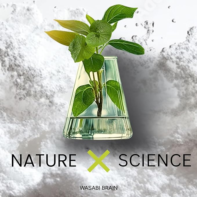 Organic Wasabi Extract + Zingserine Cognition (2 Month Supply) The Most Targeted Memory Supplement - Superior Clinical Evidence to Vinpocetine, Apoaequorin, Nuriva, Prevegen & Ginkgo