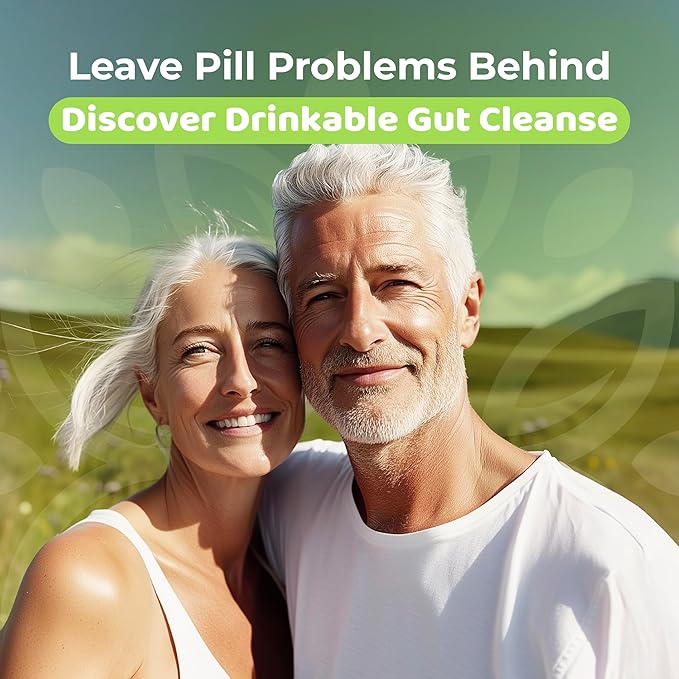 ParaTarget - Gut Health Formula - Intestinal Gut Cleanse Powder Supplement with Black Walnut, Wormwood, Turmeric & More - Natural Wellness Supplements for Women & Men - 30 Servings