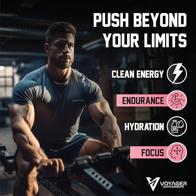 Voyager Pre-Workout Planet Punch – Creatine-Free Powder w/L-Citrulline, Beta-Alanine, Caffeine – Supports Energy, Endurance & Focus – 30 Servings – No Artificial Fillers – GMP Certified