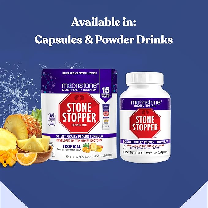 Stone Stopper Drink Mix, Wild Berry, Kidney Stone Prevention, Calcium Oxalate Protector, Alkali Citrate Support, Developed by Urologists to Improve Hydration and Support Kidney Health, 30 Day Supply