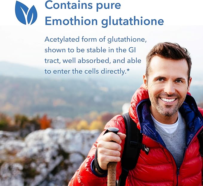 Allergy Research Group Acetyl-Glutathione - S-Acetyl-L-Glutathione, Well Absorbed Oral Immune Support, 300 mg Supplement - 60 Count
