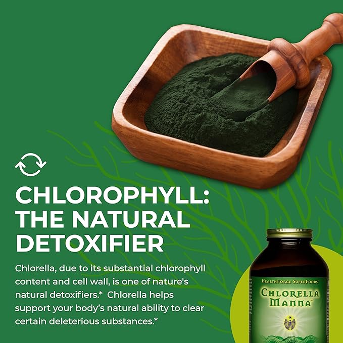 HealthForce SuperFoods Chlorella Manna - Powder - 350 Grams
