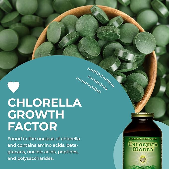 HealthForce SuperFoods Chlorella Manna - Powder - 350 Grams